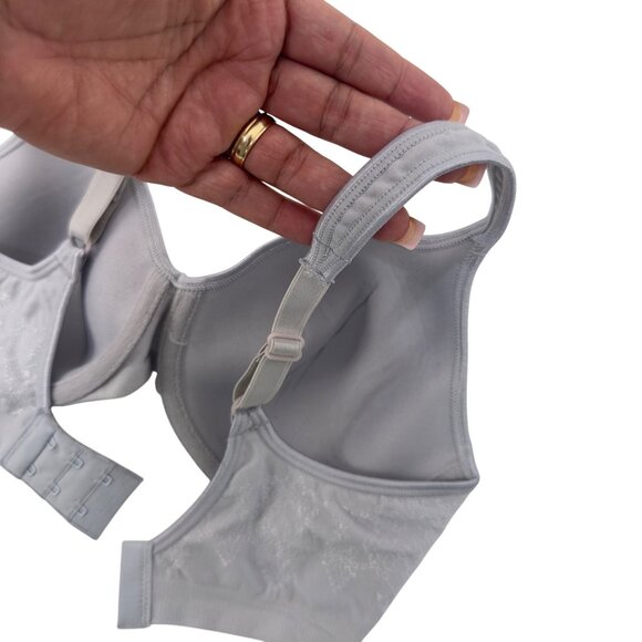 Bali 3388 Women Comfort Revolution Wirefree Bra SZ Small Light Gray - Picture 10 of 13